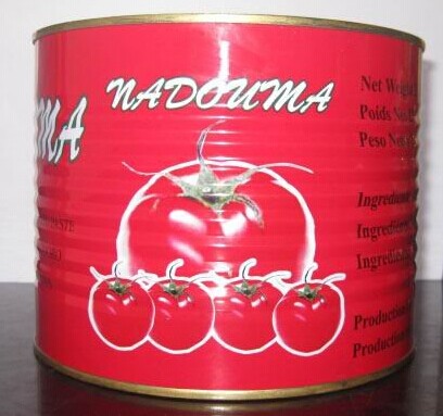 Pasta de tomate 2200g×6 - Tapa fácil de abrir - tomatopaste1-15