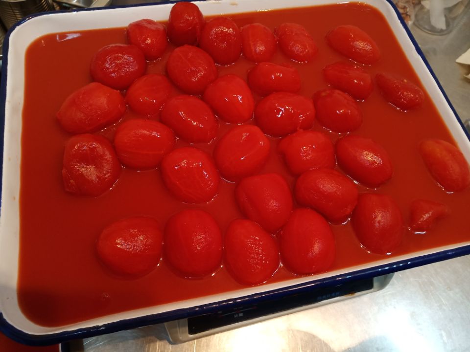 Tomate entero pelado-tomate 2850g