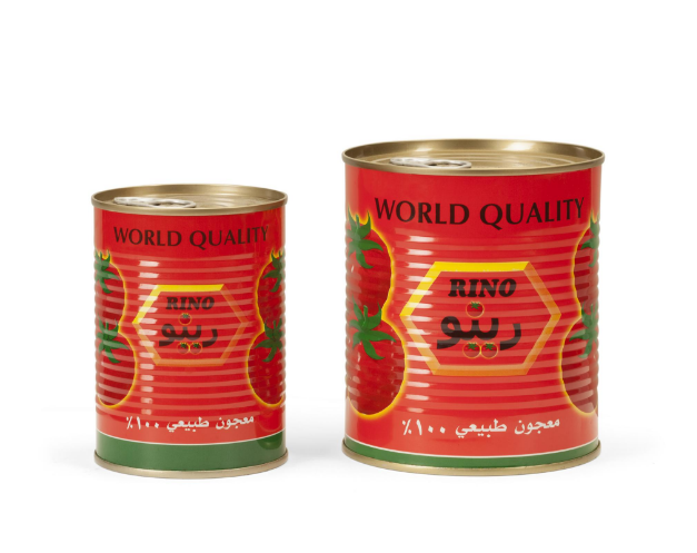 Pasta de tomate 400g×24 - Apertura fácil, Apertura dura opcional, Brix28-30% (Opcional) - pasta de tomate 1-8