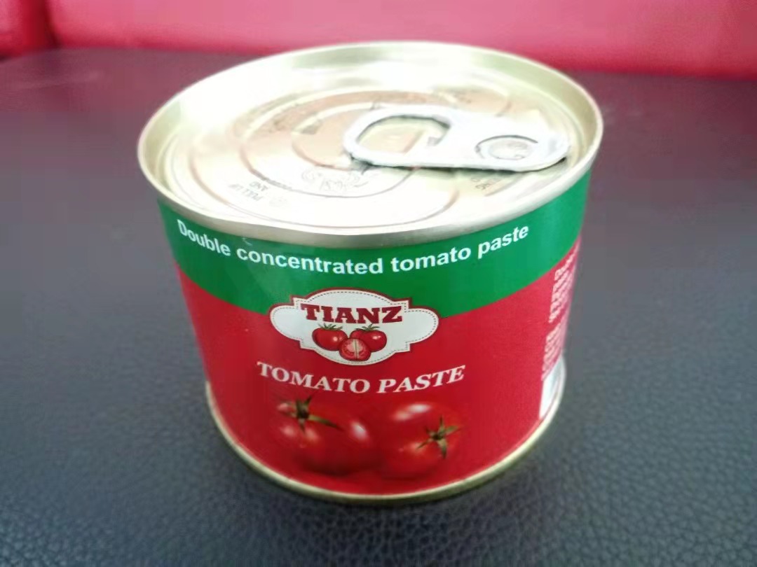 Pasta de tomate enlatada 70G Tapa dura abierta - tomatepaste1-37