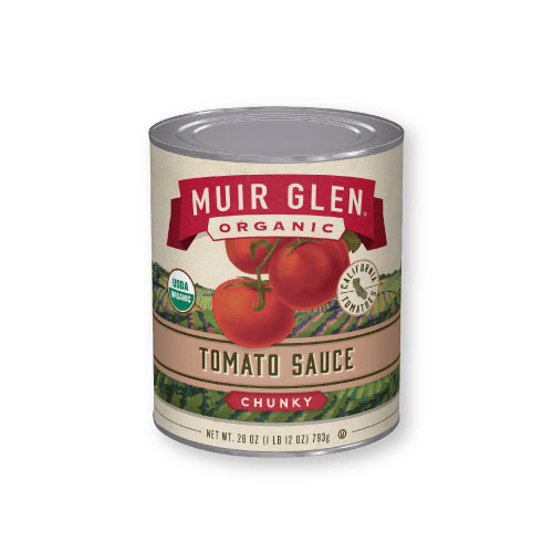 Salsa de Tomate Chunky Disponible en 28 oz